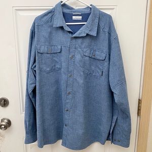 Columbia button up long sleeve men’s  XXL